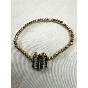 Rhinestone Stretch Christmas Present Bracelet Costume Fashion Jewelry Beaded